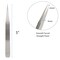 The Beadsmith Tweezers – 5 inches Long – Smooth Tapering Tip with a Straight Point – Made of Stainless Steel - Precision Tool for Crafting and Jewelry Making